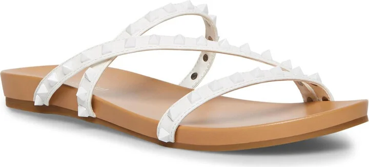 Candys Womens Strappy Studded Slide Sandals