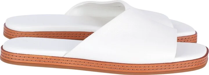 Canella Sandals in White Leather