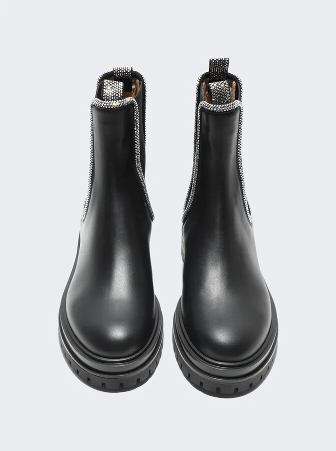 Caniscio Crystal Chealsea Boots