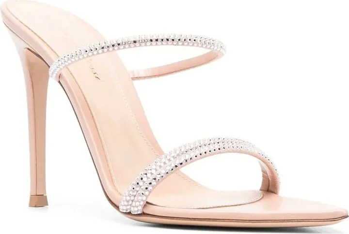 Cannes 105mm suede sandals - Image 2