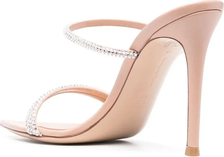 Cannes 105mm suede sandals - Image 3