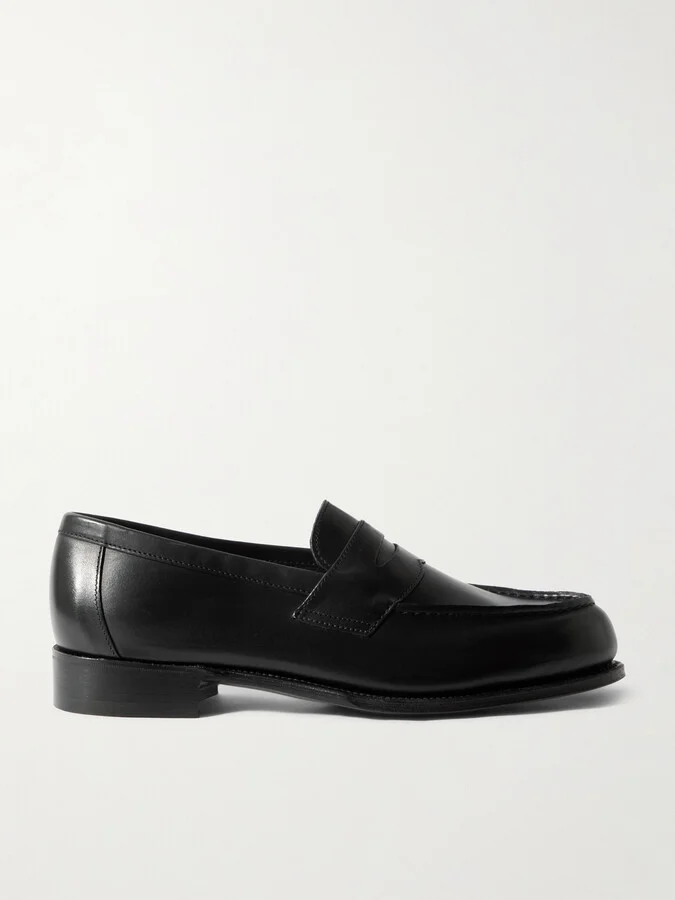 Cannes Leather Penny Loafers