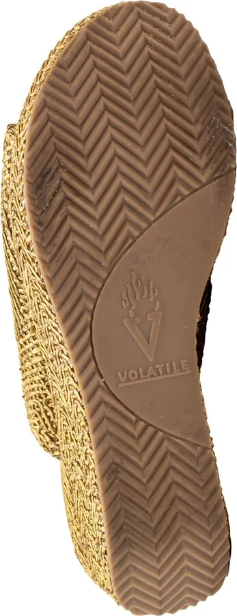 Canteen Water Resistant Raffia Wedge Platform Sandal - Image 6