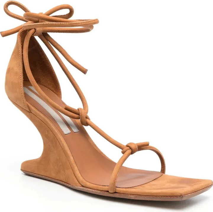 Cantilever 90mm strappy suede sandals - Image 2