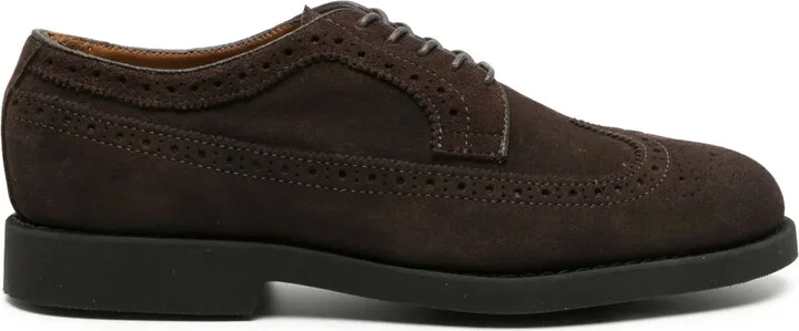 Canton suede Derby shoes