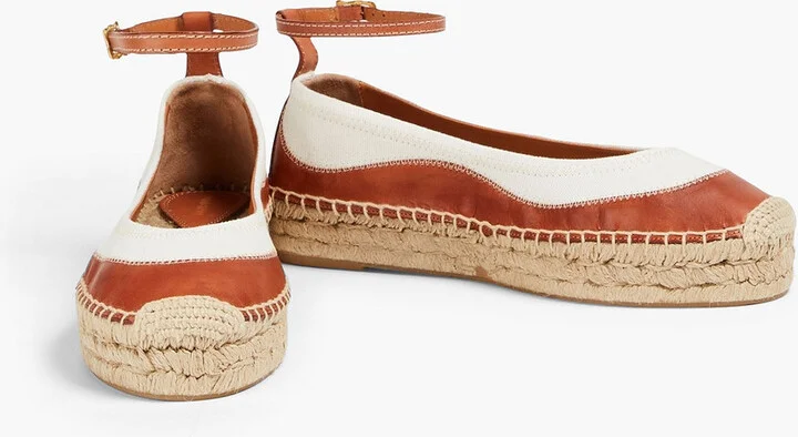 Canvas and leather espadrilles - Image 2