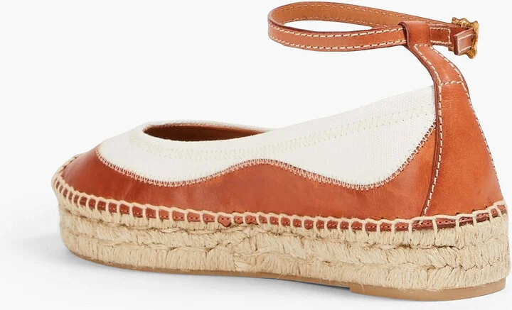 Canvas and leather espadrilles - Image 3