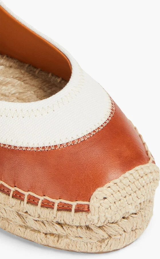 Canvas and leather espadrilles - Image 4