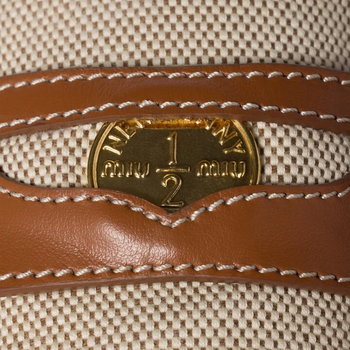 Canvas and leather mules - Image 4