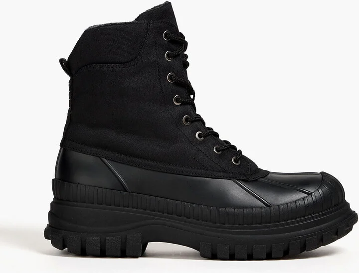 Canvas ankle boots