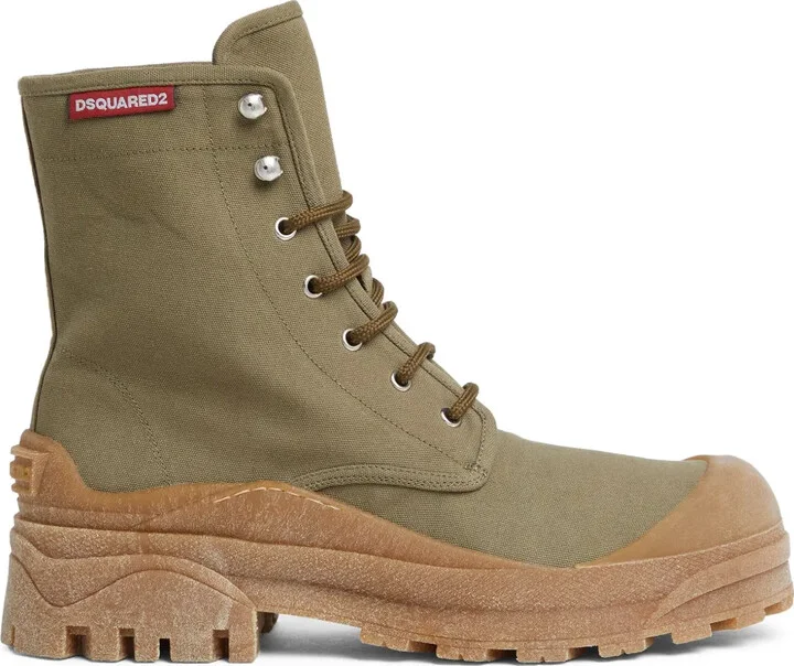 Canvas Ankle Boots