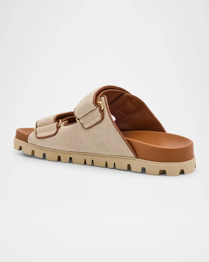 Canvas Dual-Grip Comfort Sandals - Image 7