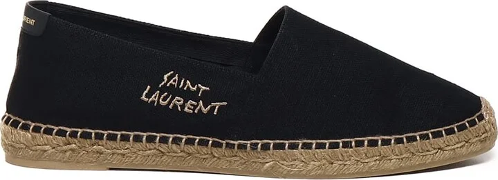 Canvas Espadrilles With Embroidery