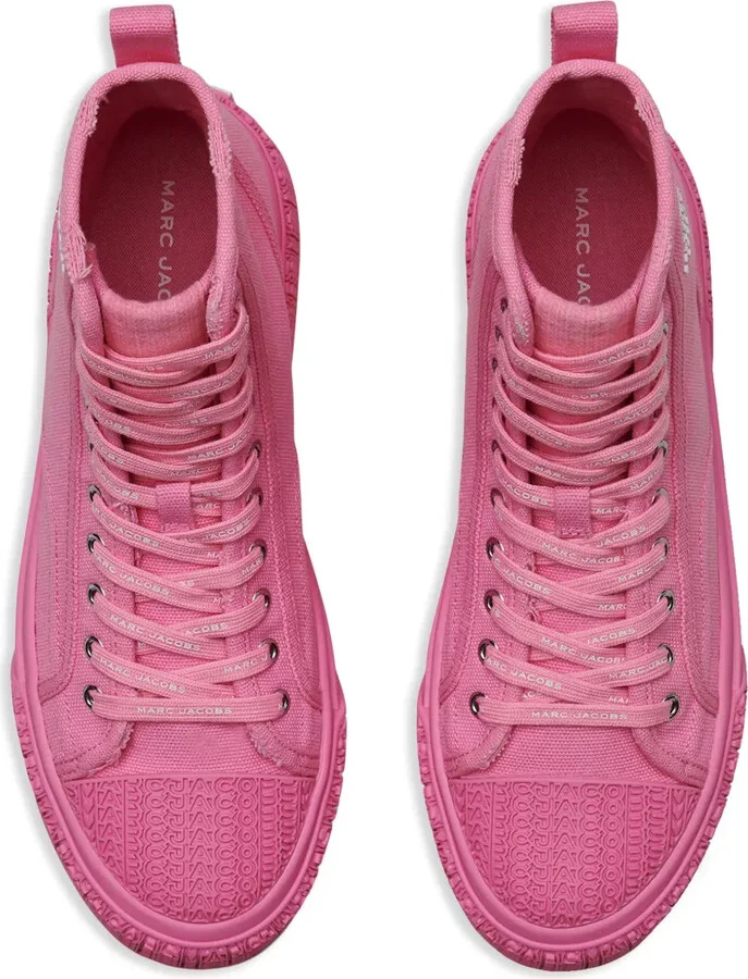 Canvas High-Top Sneakers - Image 4