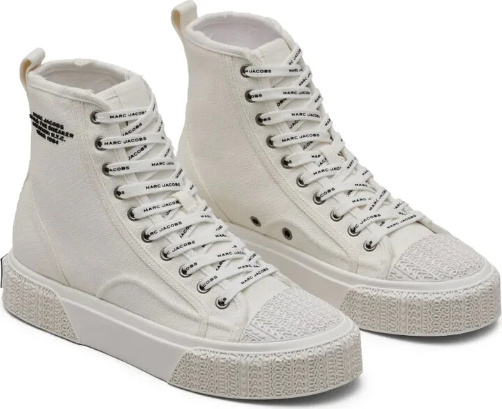 Canvas High-Top Sneakers - Image 2