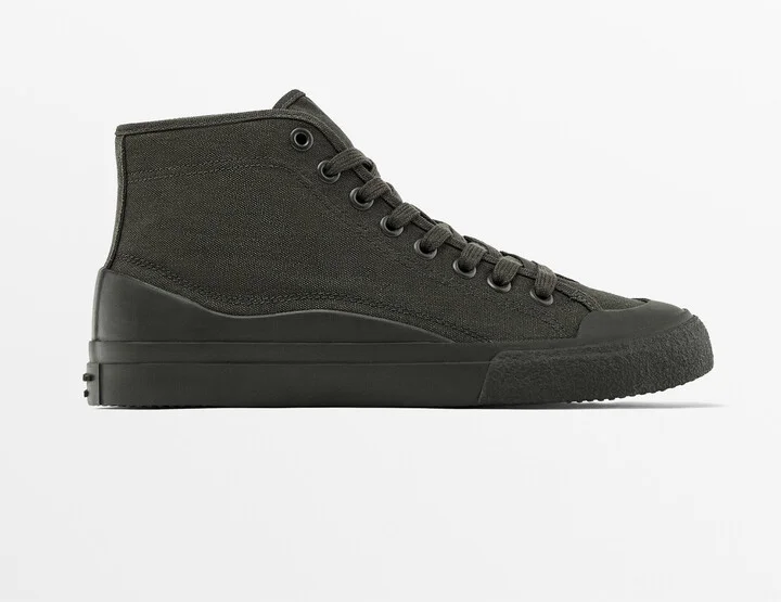 Canvas High-Top Trainers - Studio - Image 2