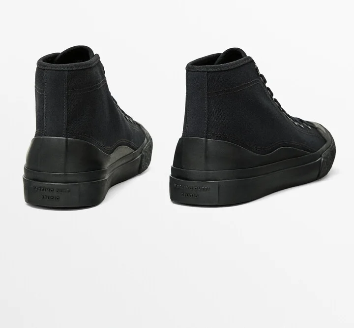 Canvas High-Top Trainers - Studio - Image 4