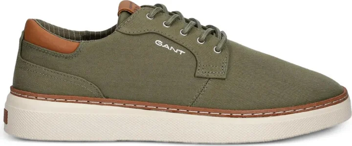 Canvas Lace-Up Sneakers