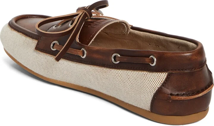 Canvas & Leather Boat Shoe - Image 2