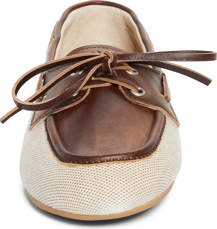 Canvas & Leather Boat Shoe - Image 4