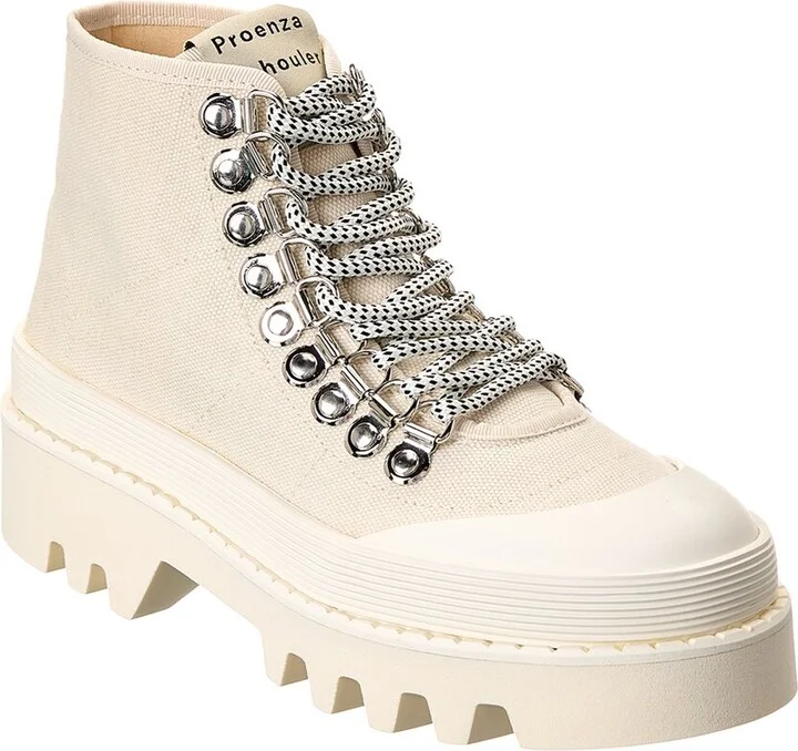 Canvas & Leather Boot
