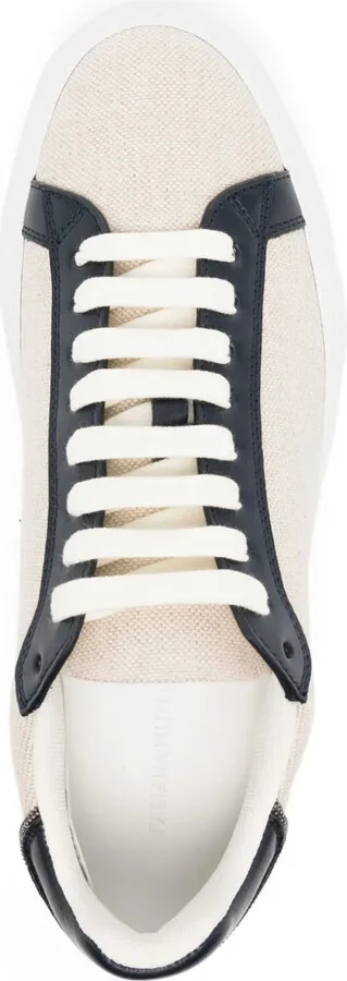 Canvas Leather Sneakers - Image 4