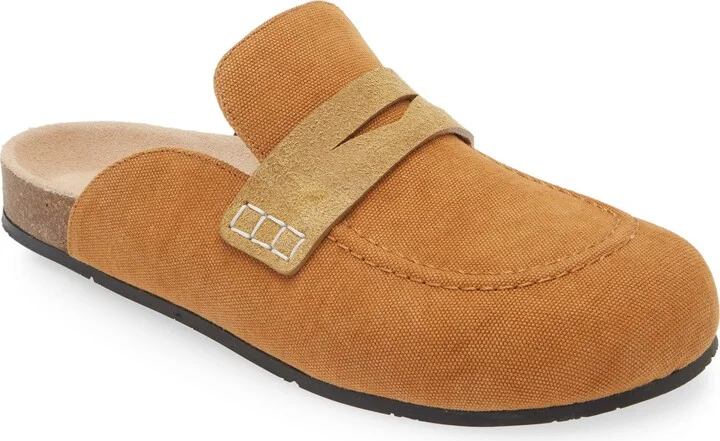 Canvas Loafer Mule