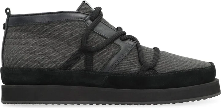 Canvas Mid-top Sneakers