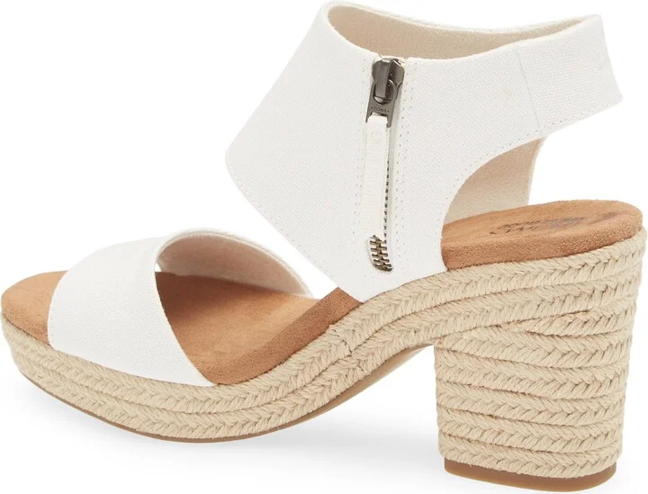 Canvas Platform Sandal - Image 2