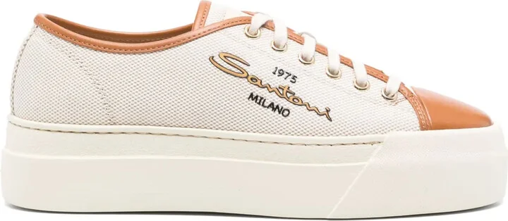 Canvas Platform Sneakers