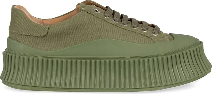 Canvas Platform Sneakers