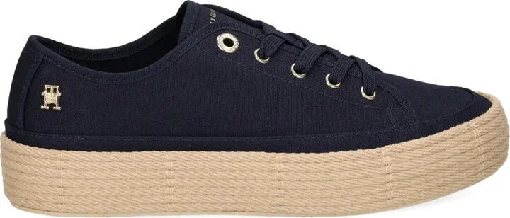 Canvas Platform Sneakers