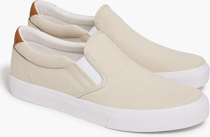 Canvas slip-on sneakers