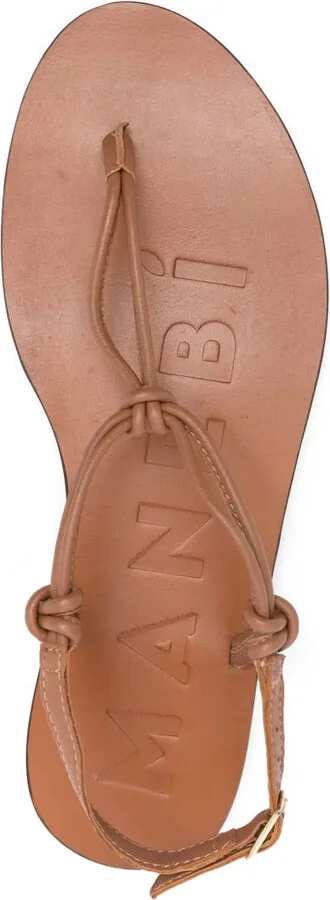 Canyon knotted leather thong sandals - Image 4