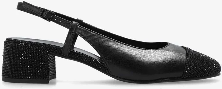 Cap-Toe 45 Pavé Slingback Pumps