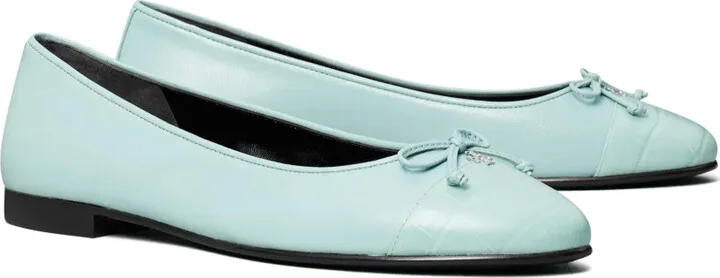 Cap-Toe Ballerina Shoes - Image 2