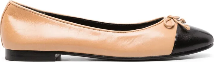 Cap-Toe Ballerina Shoes