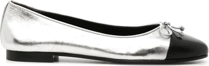 Cap-Toe Ballerina Shoes