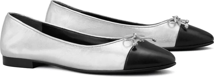 Cap Toe Ballet Flat