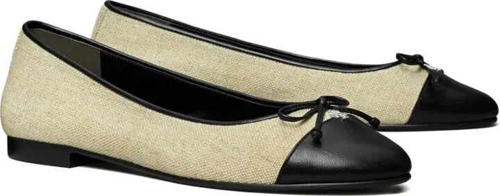 Cap-Toe bow ballet flats - Image 2