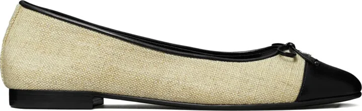 Cap-Toe bow ballet flats