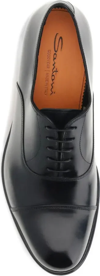 Cap-Toe Lace-Up Oxford Shoes - Image 2