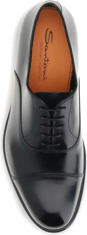 Cap-Toe Lace-Up Oxford Shoes - Image 3