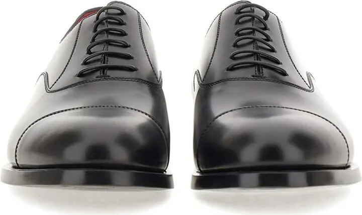 Cap-Toe Lace-Up Oxford Shoes - Image 3