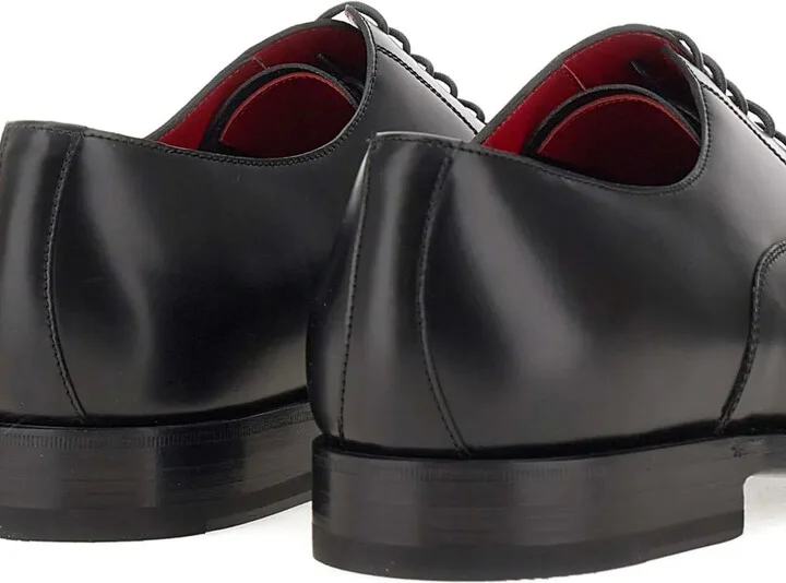 Cap-Toe Lace-Up Oxford Shoes - Image 5