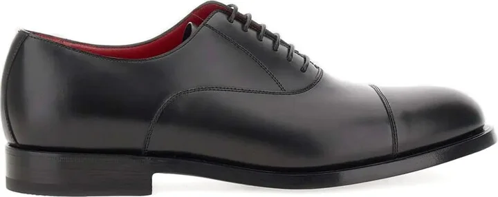 Cap-Toe Lace-Up Oxford Shoes