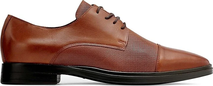 Cap Toe Leather Oxford Shoes