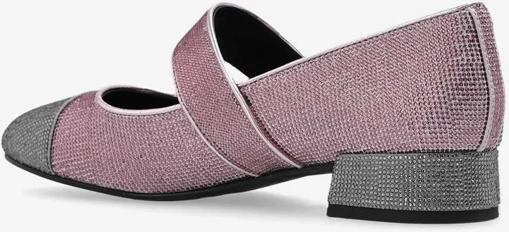 Cap-Toe May Jane Pavé Ballet Flats - Image 2