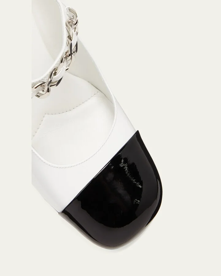 Cap Toe May Jane Pumps - Image 7