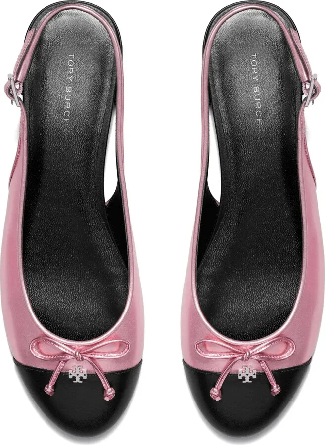 Cap-Toe Slingback Ballet Flats - Image 4